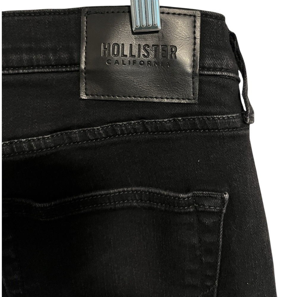 Hollister 34X30 Jeans Men's Skinny Black Denim Stretch‎ - Picture 5 of 8
